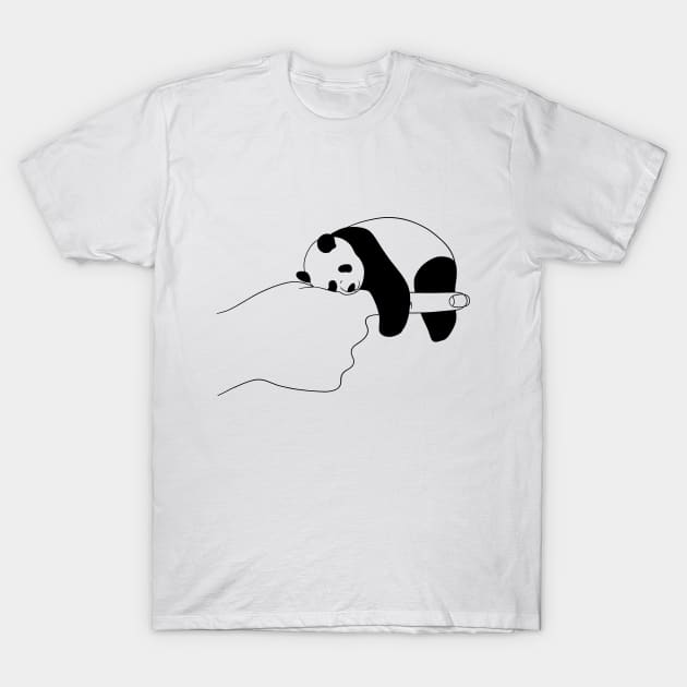 Pocket panda T-Shirt by Louis16art